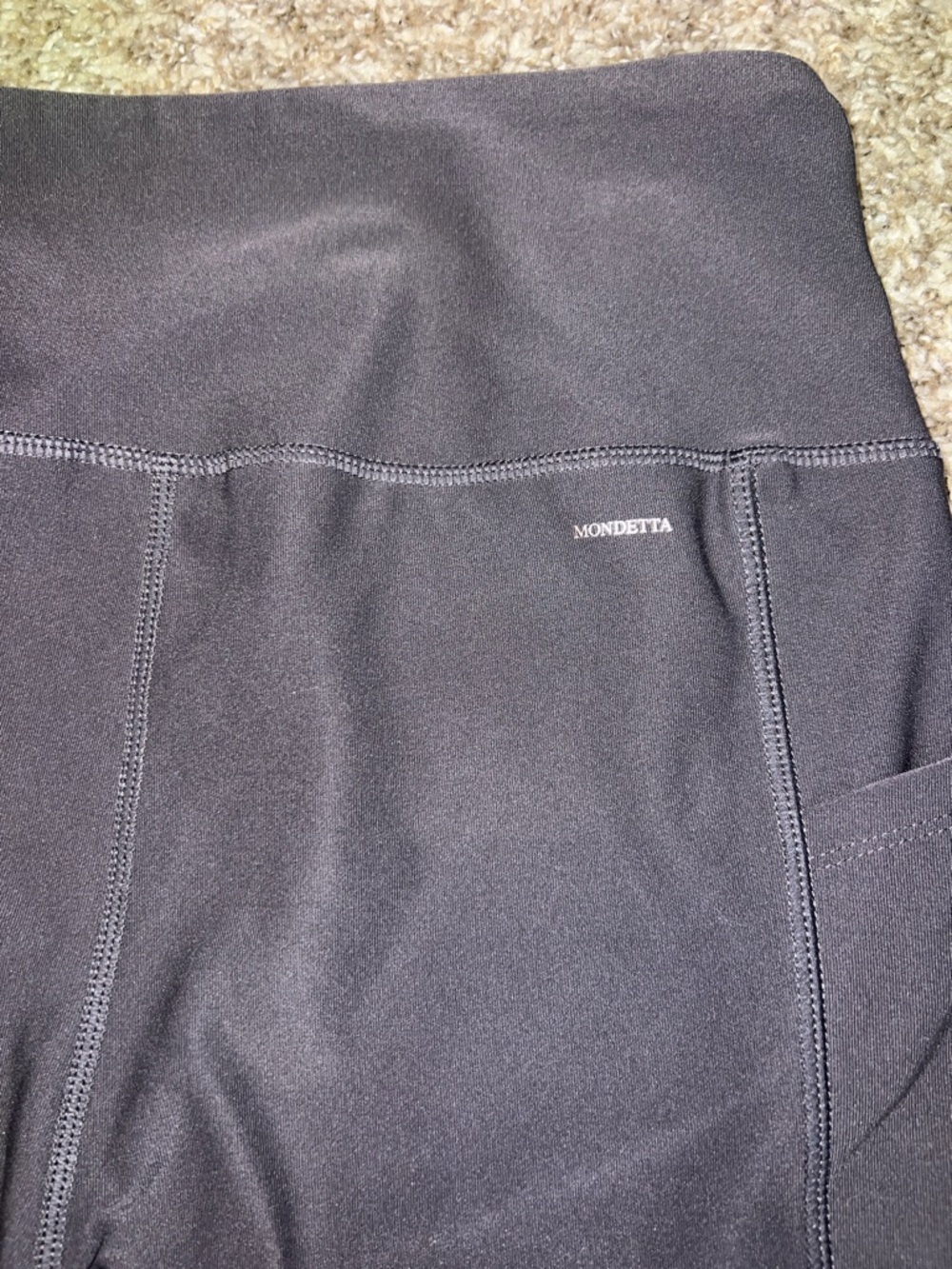 Mondetta Performance + LUXURY High-Rise Leggings- Pockets & Ankle Detailing Sz M - Picture 7 of 11